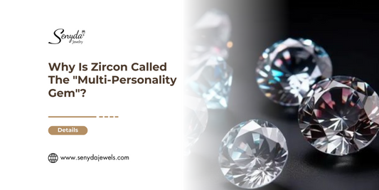 Multiple - personality zircon gemstone