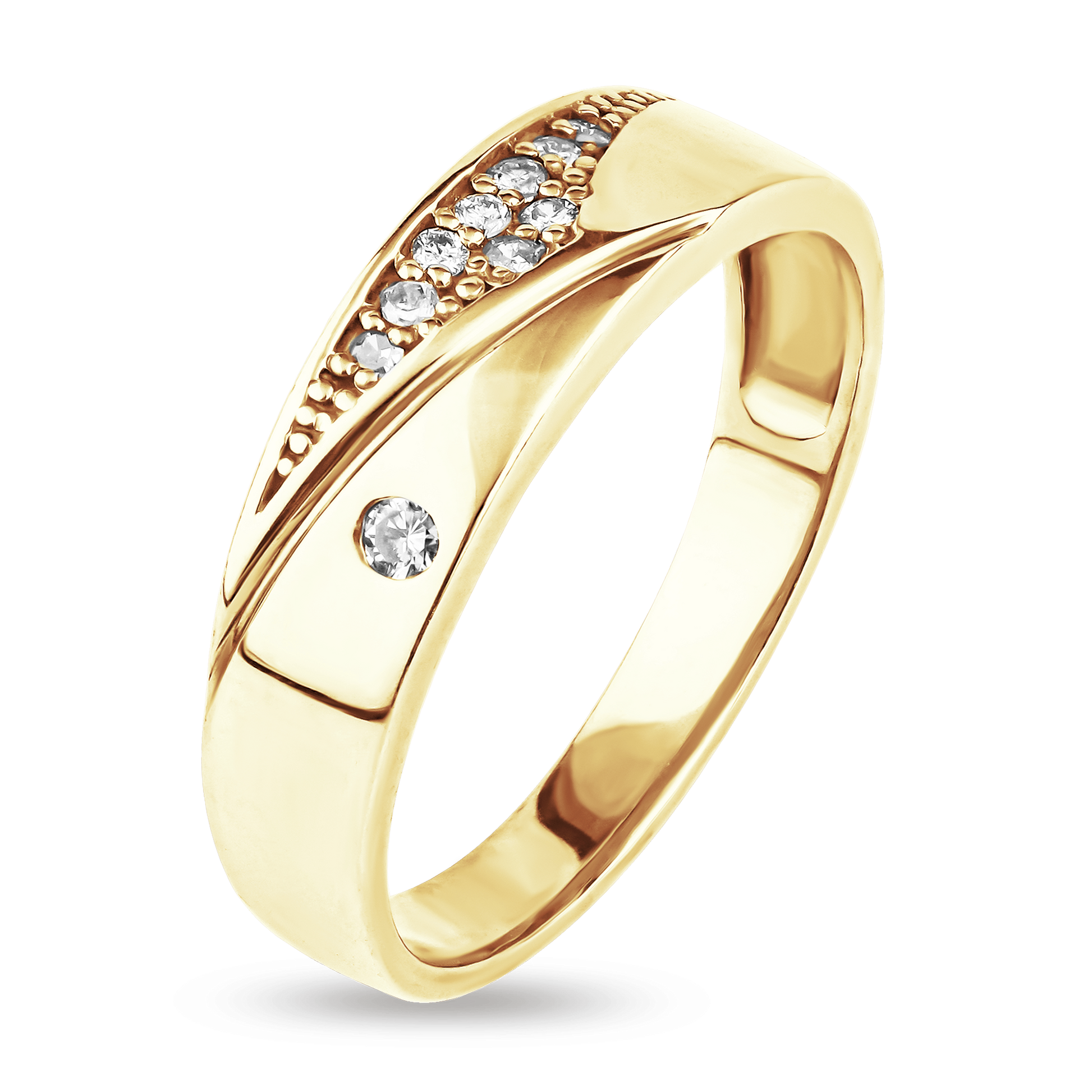 Unite Gold Wedding Ring Set