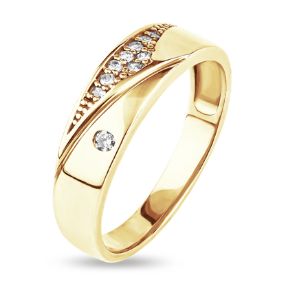 Unite Gold Wedding Ring Set