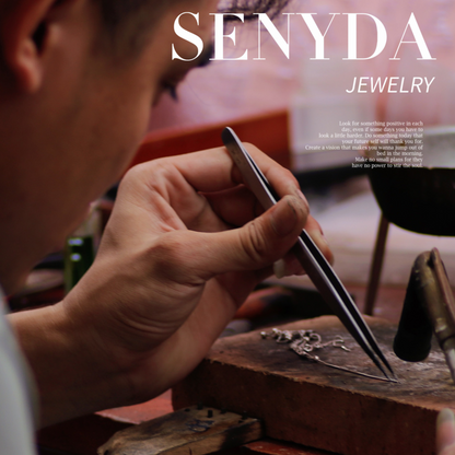 Senyda 10K Solid Gold Ring with Natural Gemstones and Pearls