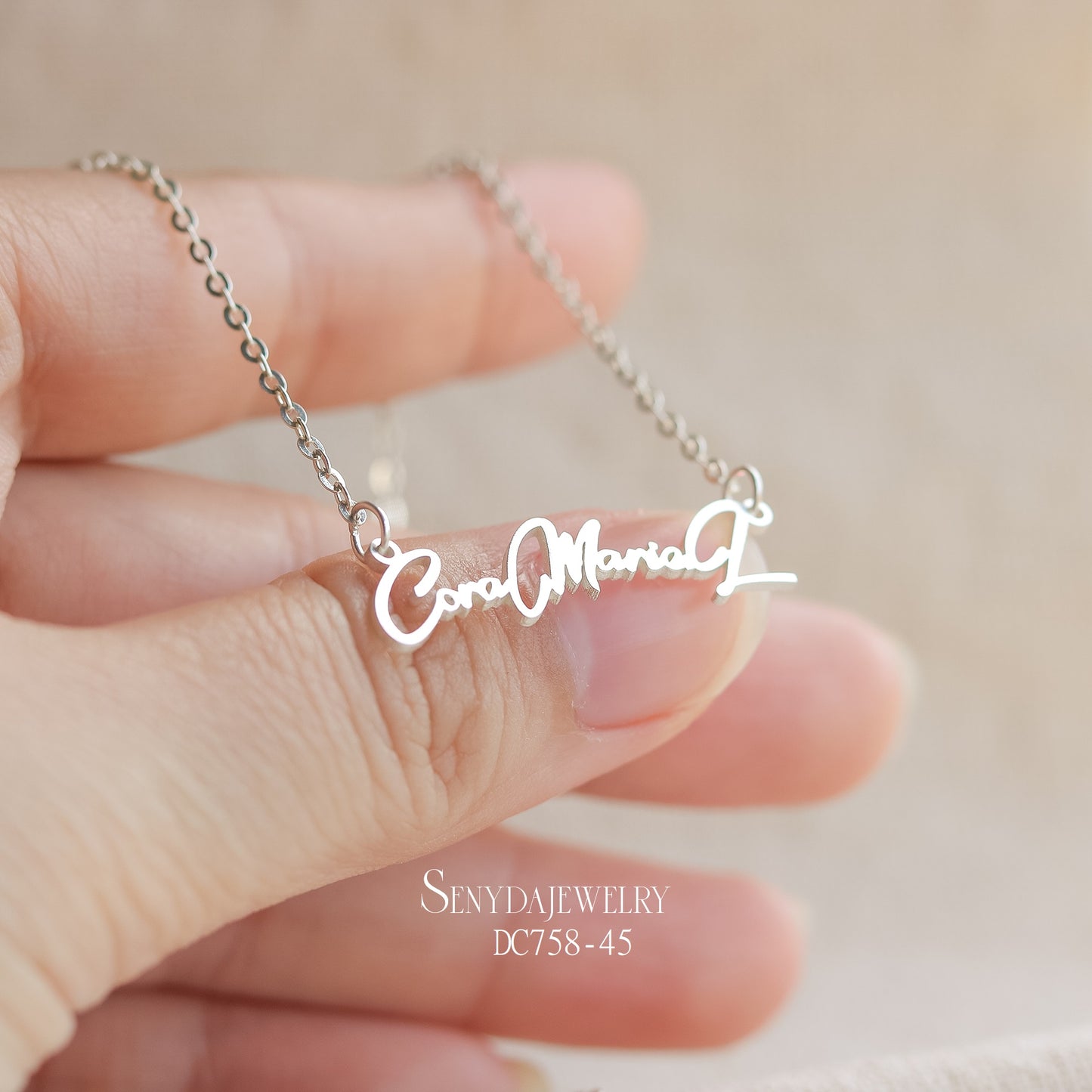 Custom Name Necklace – Long Names