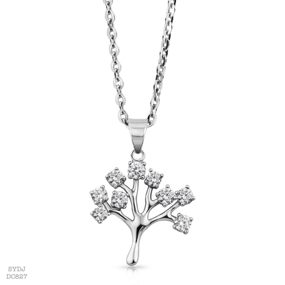 Sterling Silver 925 Tree of Life Pedant Necklace