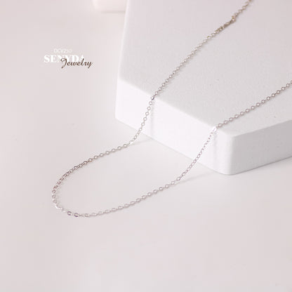 Senyda 18K Solid Gold Dainty Chain Necklace