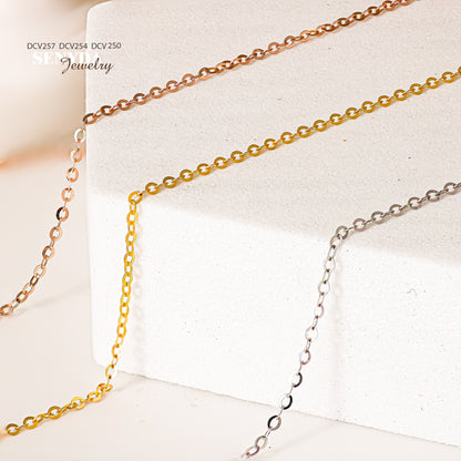 Senyda 18K Solid Gold Dainty Chain Necklace