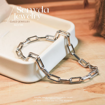 Senyda Personalized Paperclip Chain Bracelet