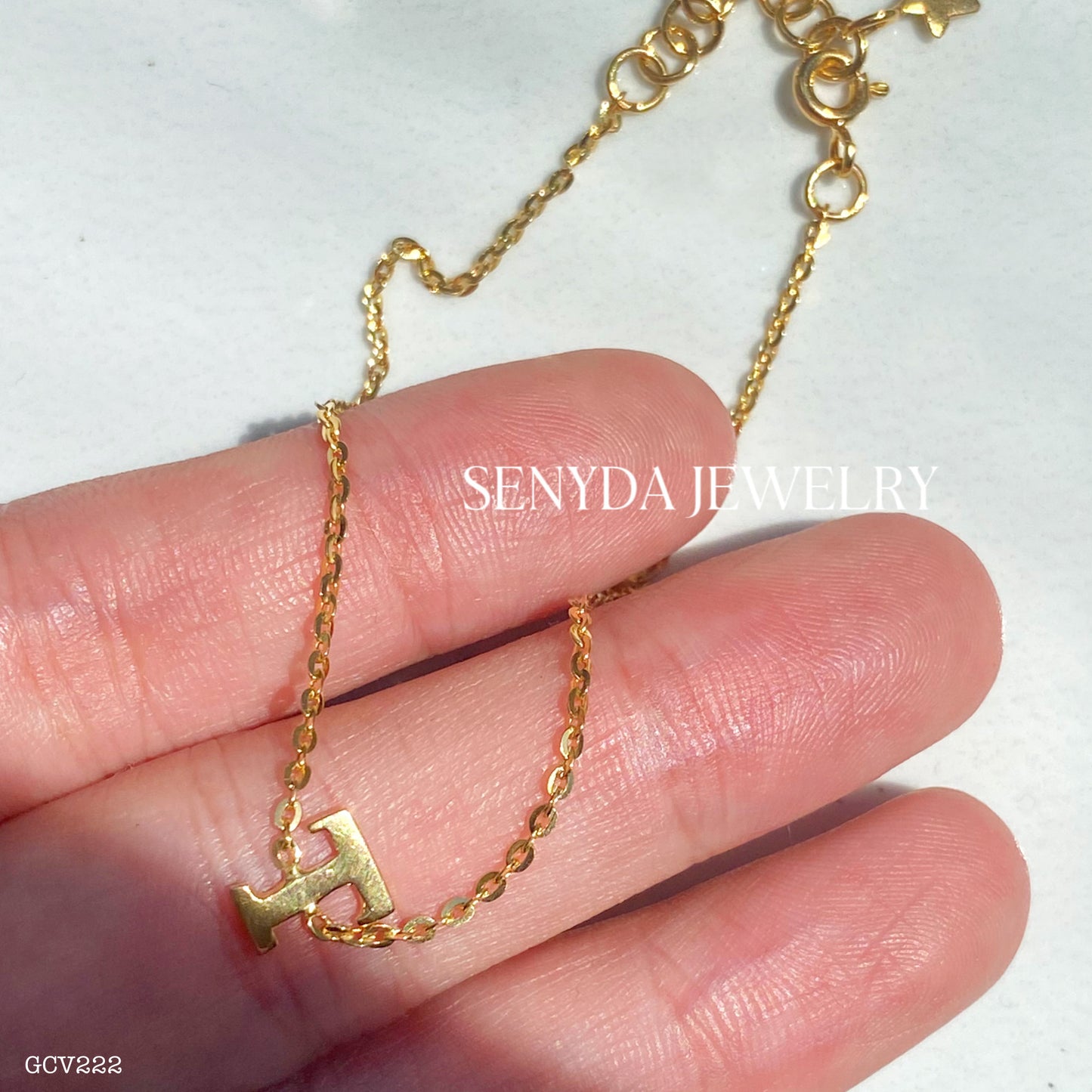 Senyda 14K Gold "T" Name Bracelets