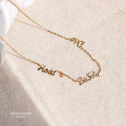 Personalized Multiple Name Necklace