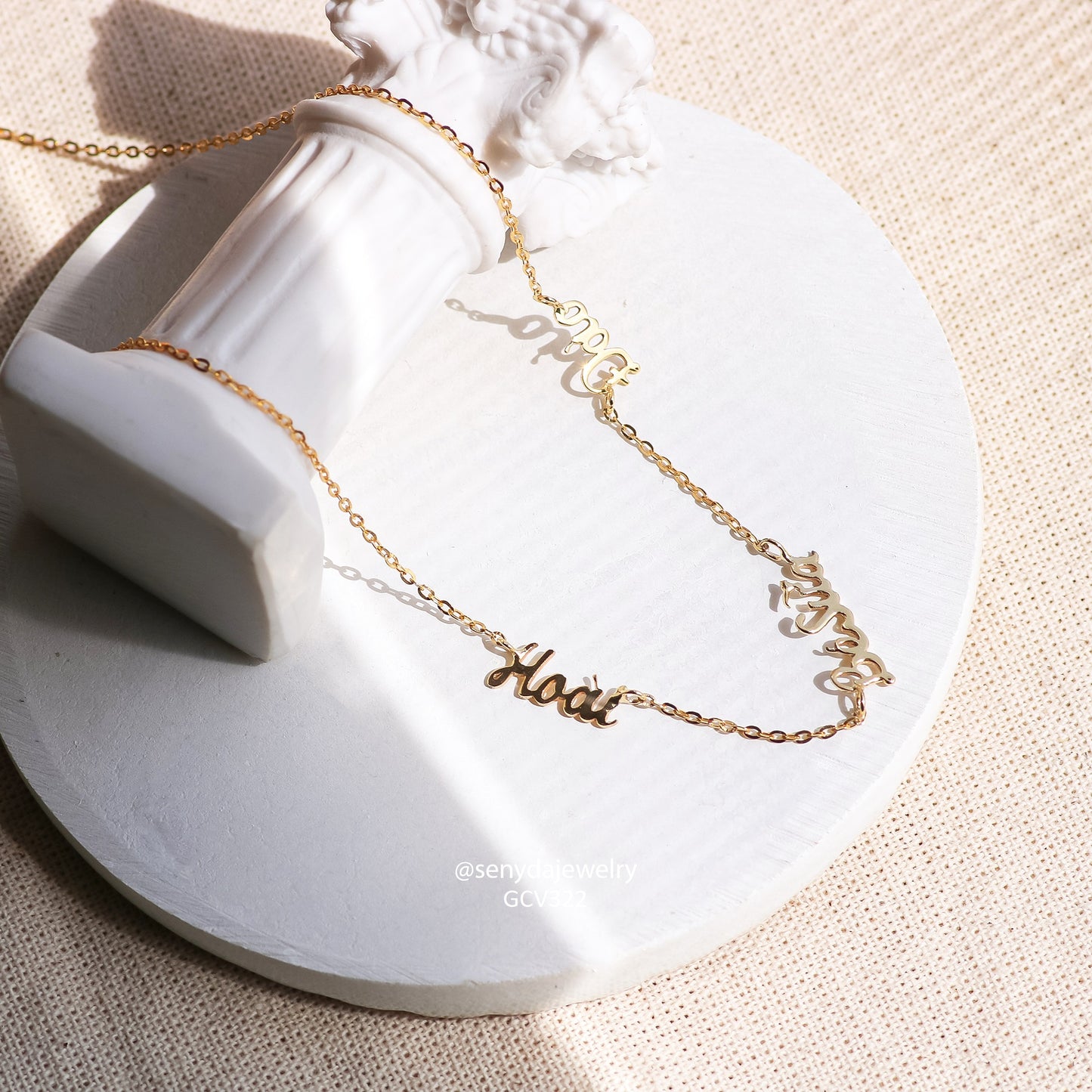 Personalized Multiple Name Necklace