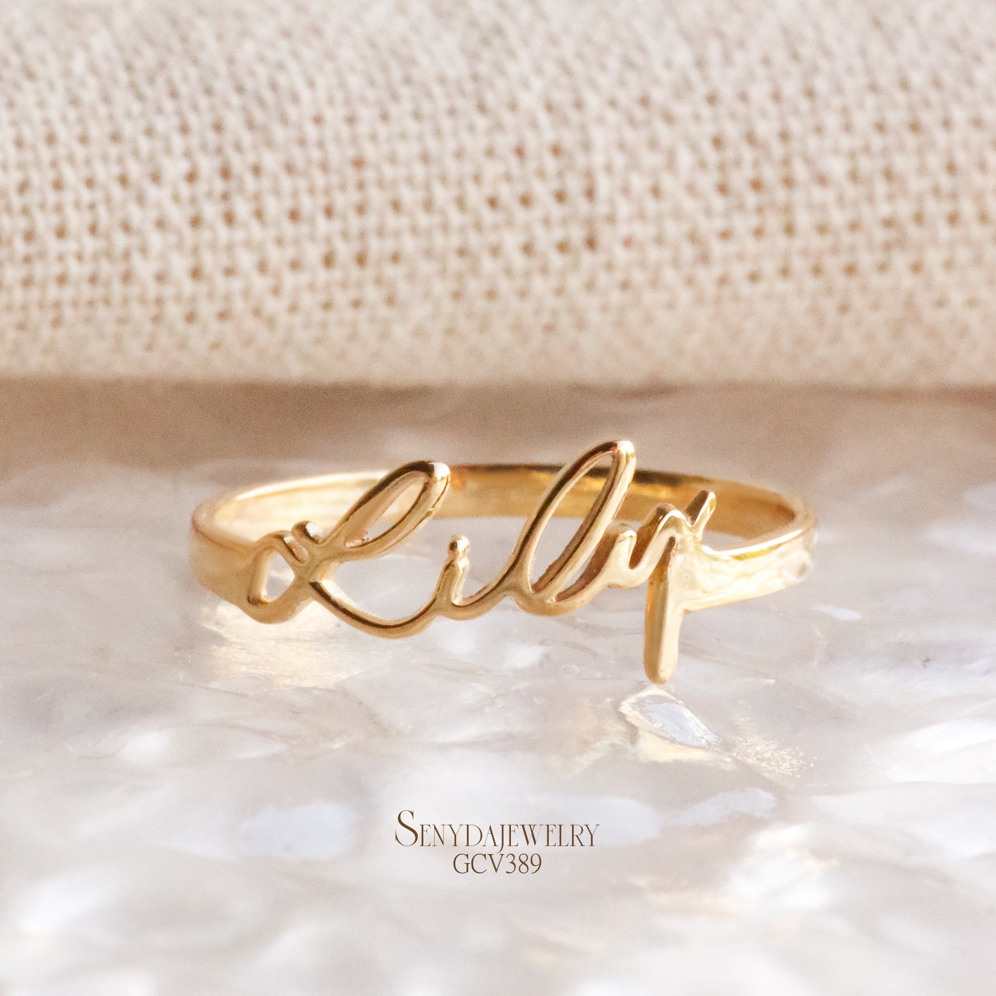 Custom Name Rings