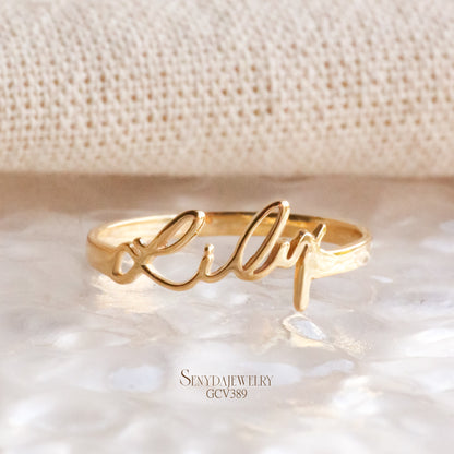 Custom Name Rings