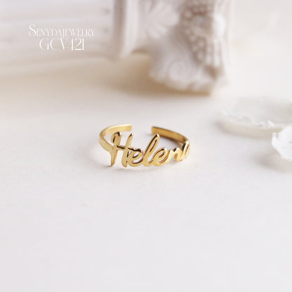 Custom Name Rings