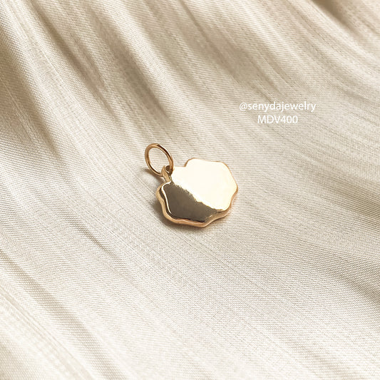 Senyda 10K Gold Personalized Smooth Longevity Lock Necklace - Only Pendant