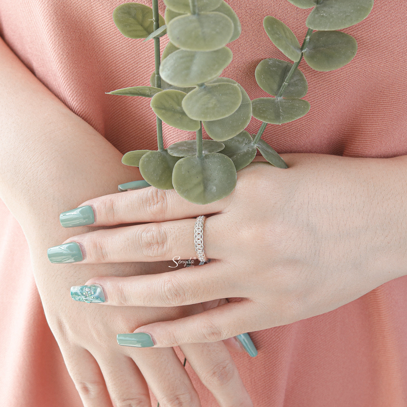 Sterling Silver 925 Baby Coin Ring