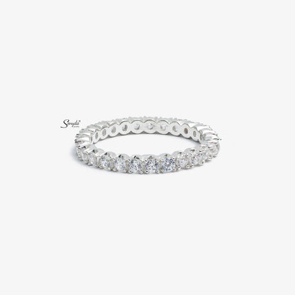 Sterling Silver 925 Eternity Ring