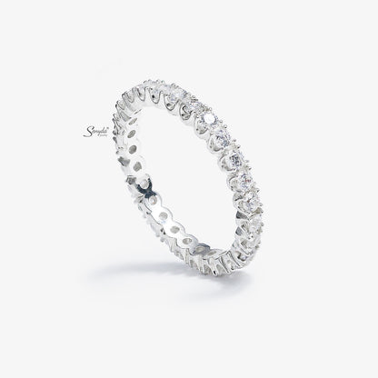 Sterling Silver 925 Eternity Ring