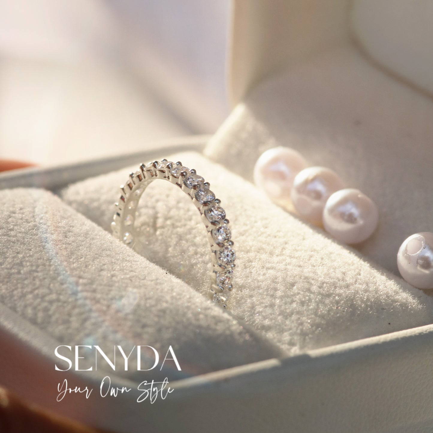 Sterling Silver 925 Eternity Ring