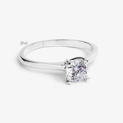 Sterling Silver 925 WYMM Solitaire Ring