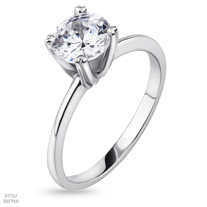 Sterling Silver 925 The One Solitaire Ring