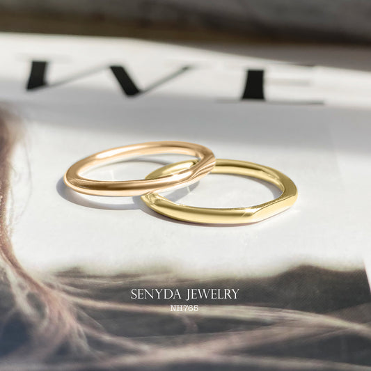 Senyda Personalized Letter Custom Name Ring