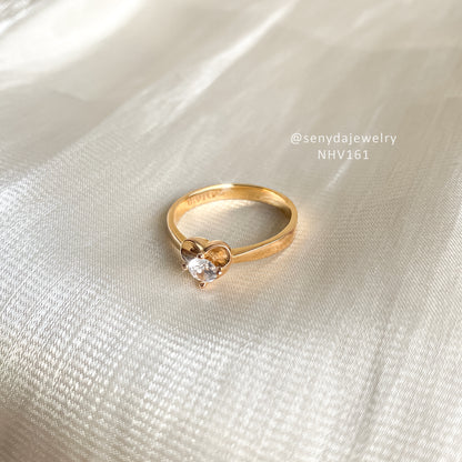 Senyda 14K Solid Gold Special Ring - HELIA RING