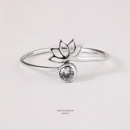 Senyda 10K Solid Gold Special Ring - "THE LOTUS" RING