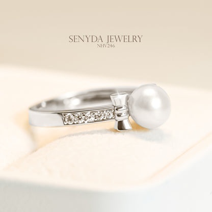 Senyda 14K Solid Gold Special Ring - PEARIA RING