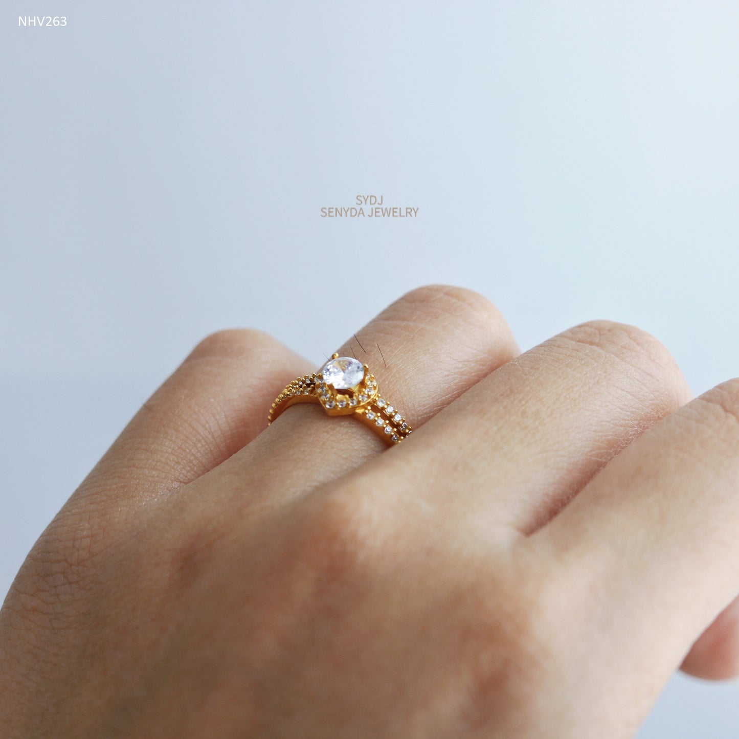 Senyda 10K Solid Gold Special Ring - HERTIRA RING