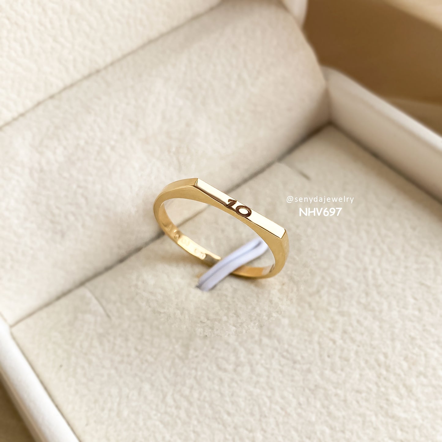 Custom Rectangular Signet Ring