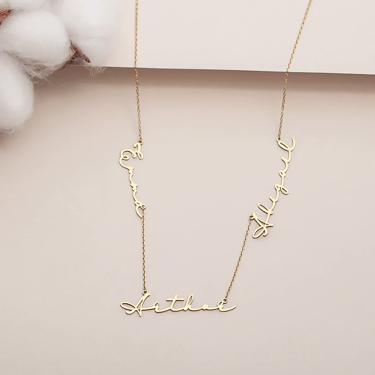 Personalized Multiple Name Necklace