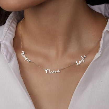 Personalized Multiple Name Necklace