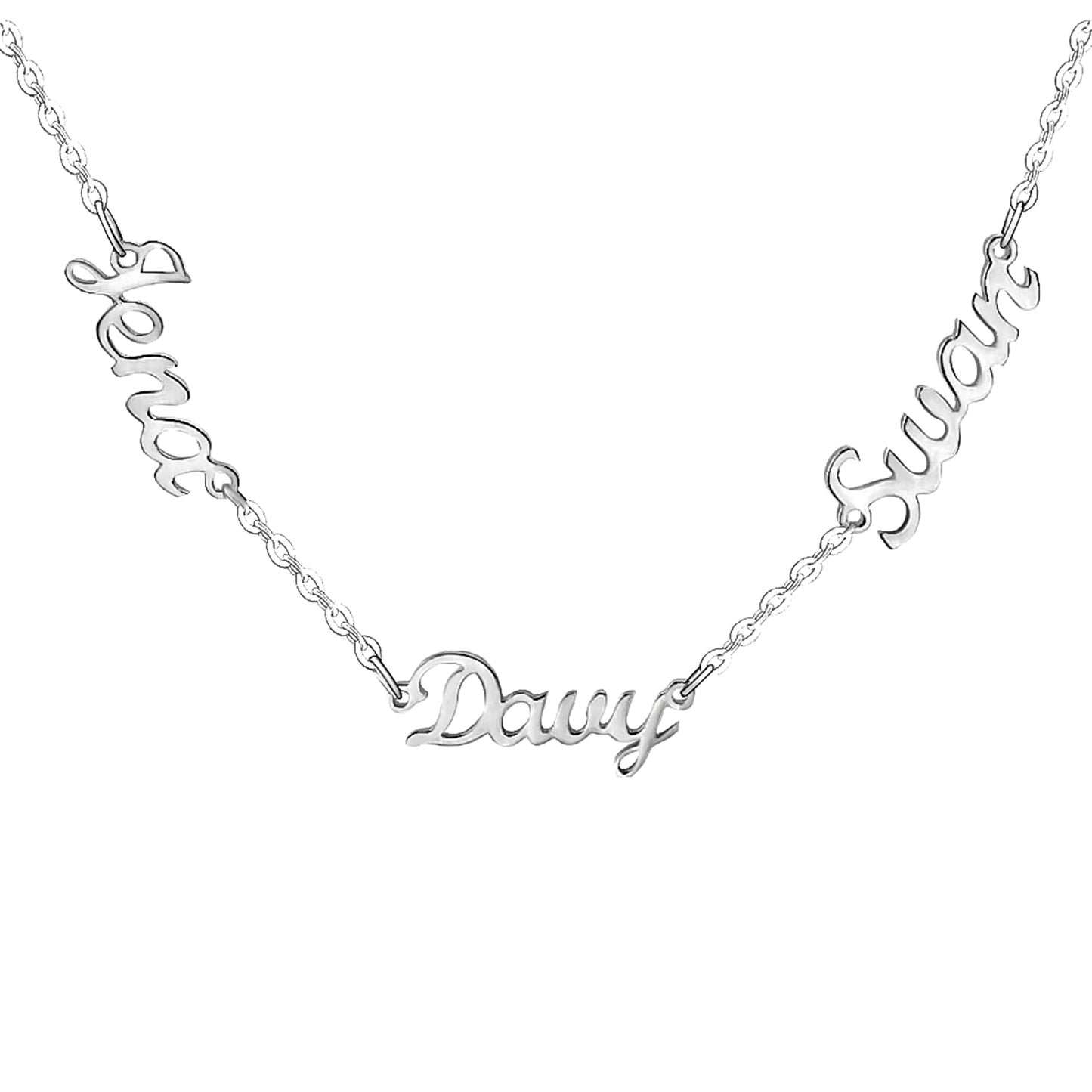 Personalized Multiple Name Necklace