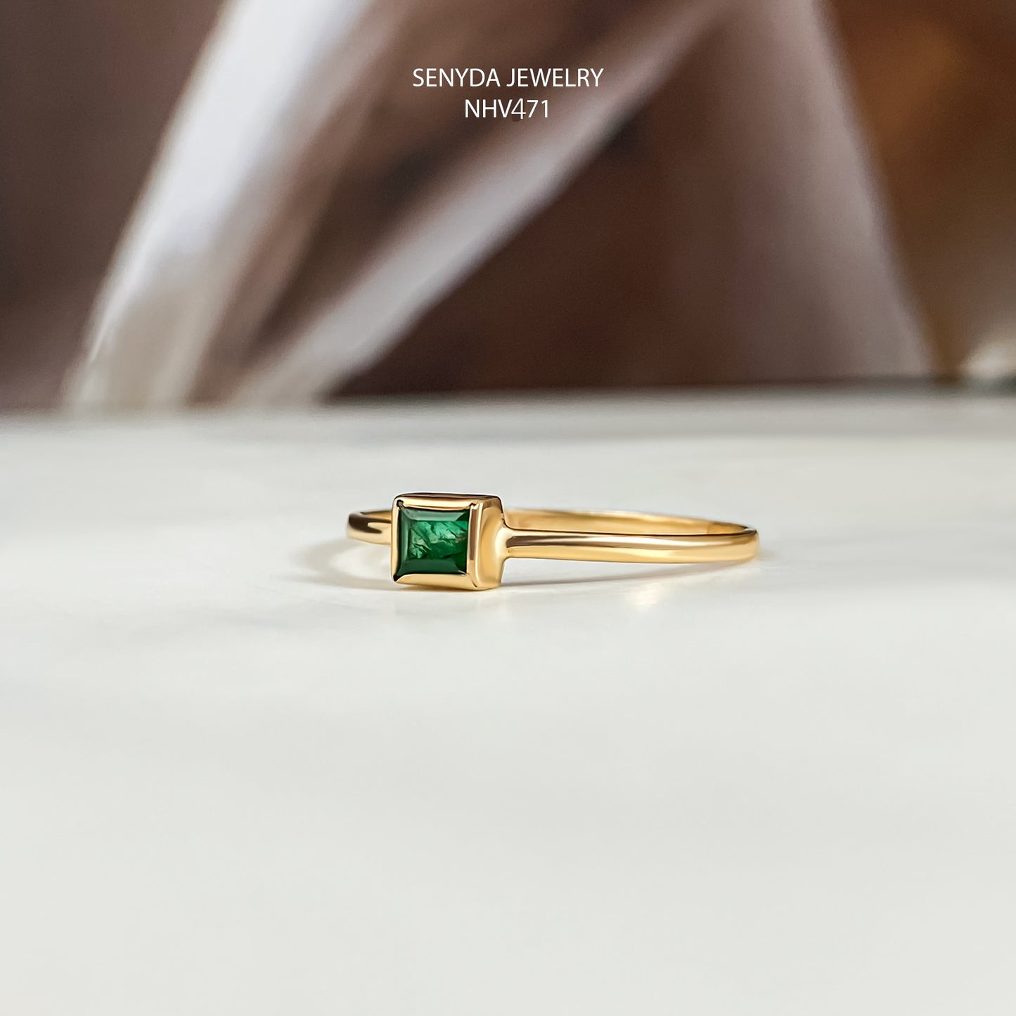 Emerald Ring - Timeless Beauty and Classic Elegance Combined Senyda Jewels