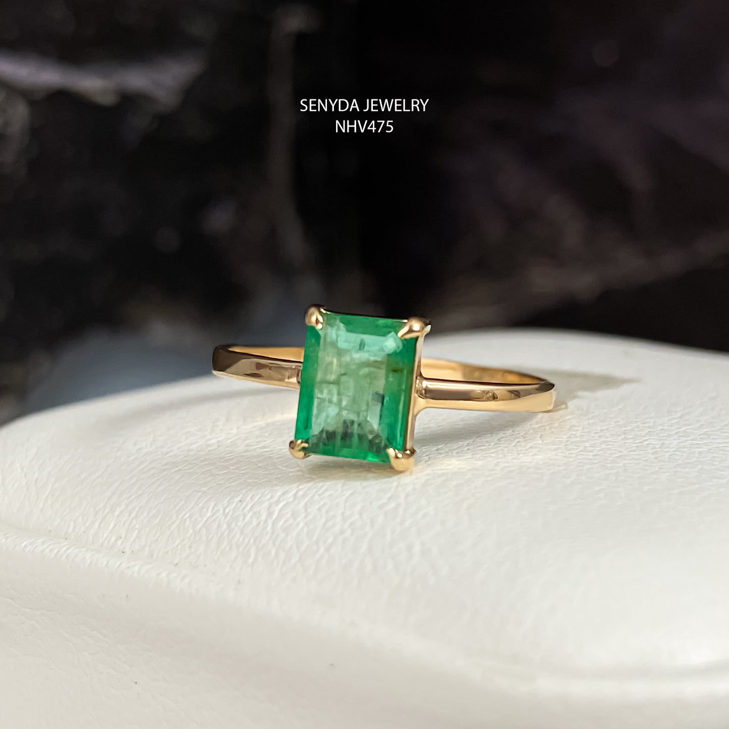 Emerald Princess Ring - Regal Elegance and Dazzling Luxury Combined Senyda Jewels
